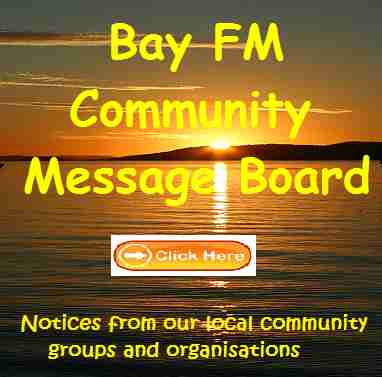 Bay FM's Community Message Board